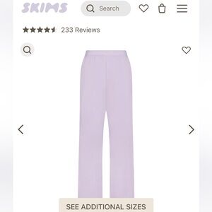 SKIMS | BOYFRIEND LOOSE PANT |
LILY / medium | NWT